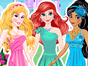 Disney Princesses are going to High School for the first time.  Unfortunately, young Princesses have no idea what to wear. They tried on many different clothes, but nothing looks, as they want. Lucky for them, Princesses heard about a fashion expert who can find the best outlook for each of them.  This expert is you! Princesses need your help to choose what to wear for the first day at High School. Help Aurora, Ariel and Jasmin to choose best dress, jewelry and hairstyle to look gorgeous at their first day at High School.